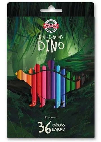 Карандаши цветные "Dino", 36 цветов - №1