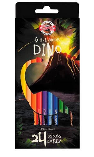 Карандаши цветные "Dino", 24 цвета - №1