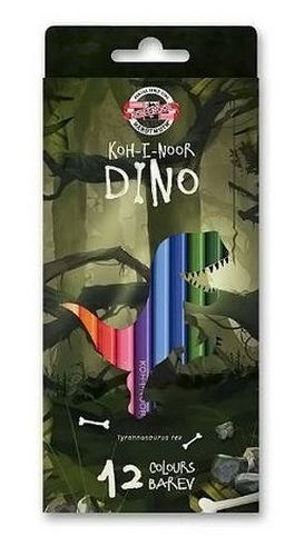 Карандаши цветные "Dino", 12 цветов - №1