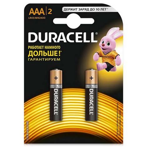 Батарейка DURACELL LR03 (AAA), 2 шт. - №1