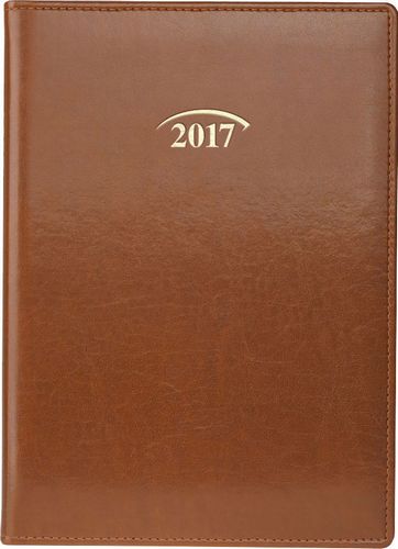 Ежедневник 2017 Стандарт Soft, коричневый - №2