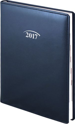 Ежедневник 2017 Стандарт Soft, синий - №1
