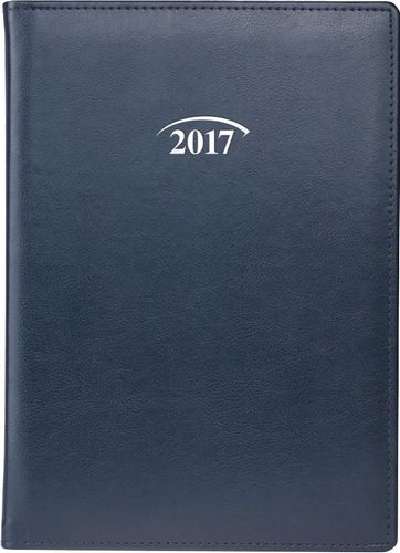 Ежедневник 2017 Стандарт Soft, синий - №2