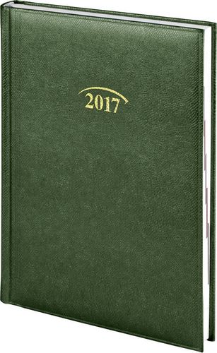 Ежедневник 2017 Стандарт Lizard, зеленый - №1