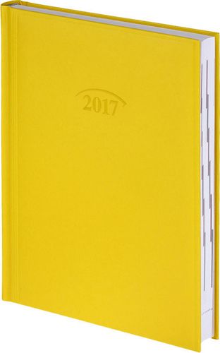 Ежедневник 2017 Стандарт Miradur, желтый - №1