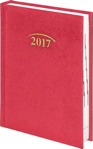 Ежедневник 2017 карманный Lizard, красный - №1