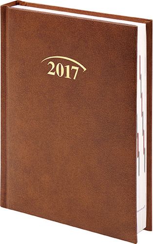 Ежедневник 2017 карманный Miradur, коричневый - №1