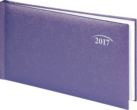 Еженедельник 2017 карманный Lizard, фиолетовый - №1