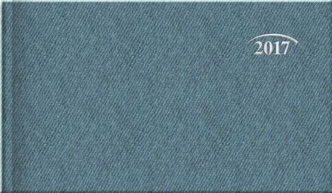 Еженедельник 2017 карманный  Denim, серый - №2