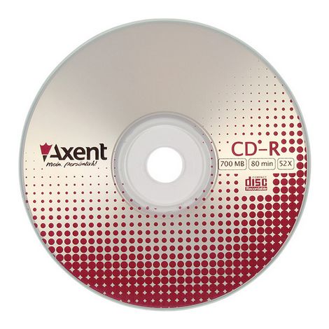 Диск CD-R 700MB/80min 52X, 25 шт., cake - №1