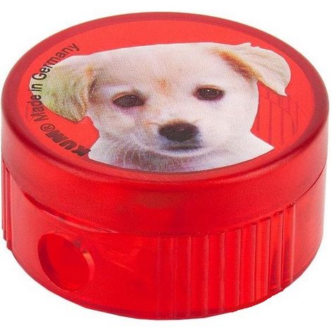 Точилка круглая Dog, пластиковый корпус, контейнер, полибэг - №1