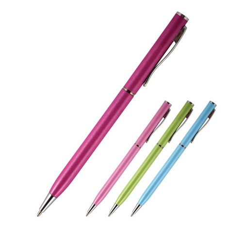 Ручка шариковая Glossy, 0.7 мм, синяя, полибэг (распродажа) - №1