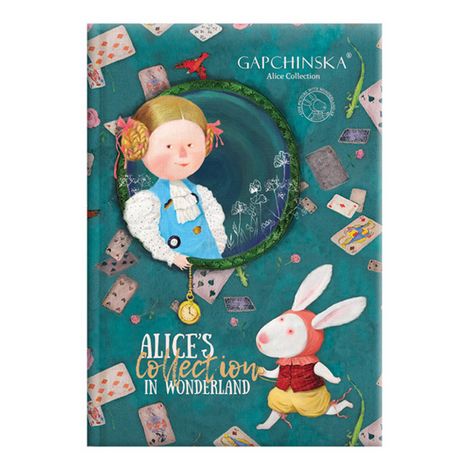 Ежедневник недатированный Агенда Gapchinska Alice`s collection, бирюзовый - №1