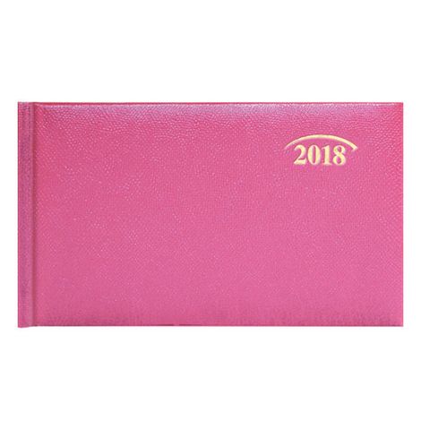 Еженедельник 2018 карманный Lizard, розовый - №1