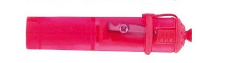Точилка-колпачок косметическая Cap, пластиковый корпус, контейнер, розовая, полибэг - №1