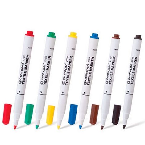 Набор маркеров Textile 2739, Centropen, ассорти, 10 шт. - №3