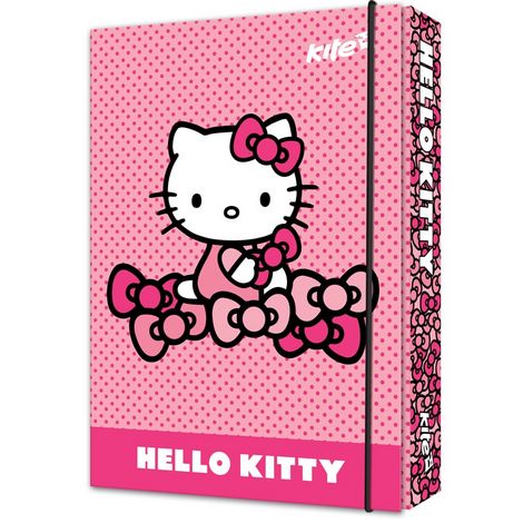 Папка картонная В5 на резинке, Hello Kitty - №1