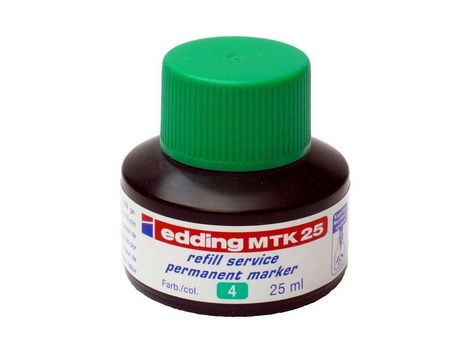 Чернила e-MTK25 для заправки перманентных маркеров, зелёный - №1