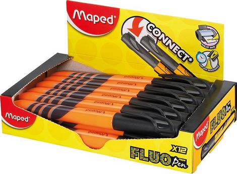 Текстовый маркер FLUO PEPS Pen, Maped, оранжевый - №3