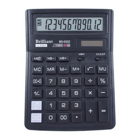 Калькулятор BS-0333, 12 разрядов - №1