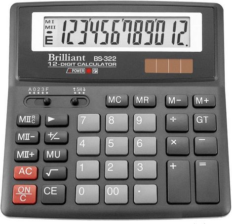 Калькулятор BS-322, 12 разрядов - №1