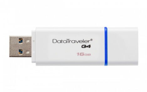 Флеш-память Kingston DataTraveler G4 (White), 16GB - №1