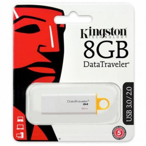Флеш-память Kingston DataTraveler G4 (White), 8GB - №2