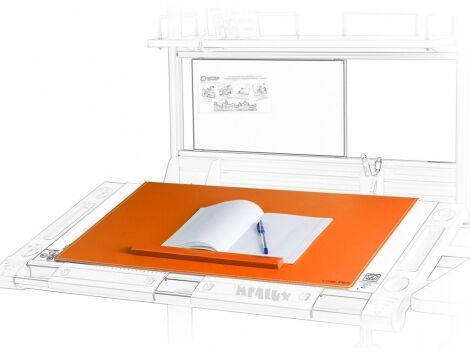Подкладка для письма Mealux PAD-01 OR NEW 600х400 мм, оранжевая - №1