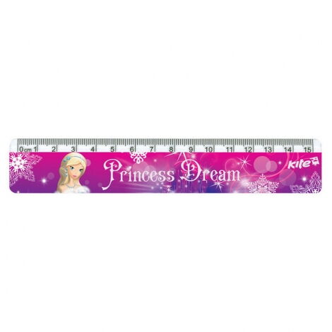 Линейка пластиковая, 15см, Princess Dream - №1
