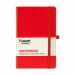 Книга записная Partner Lux, 125х195 мм, 96 листов, клетка, красный - №2
