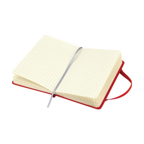 Книга записная Partner Lux, 125х195 мм, 96 листов, клетка, красный - №5