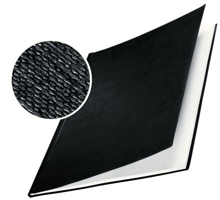 Обложка ImpressBIND А4 с вклееным каналом, 3.5 мм, "лен", черный - №1