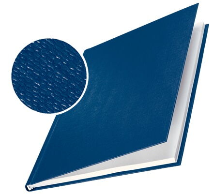 Обложка ImpressBIND А4 с вклееным каналом, 24.5 мм, "лен", синий - №1