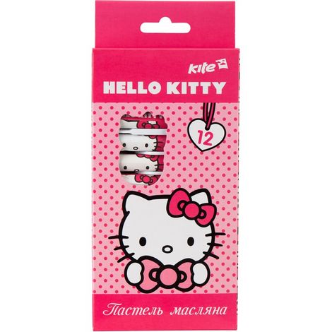 Пастельные мелки Kite, 12 цветов, Hello Kitty - №1