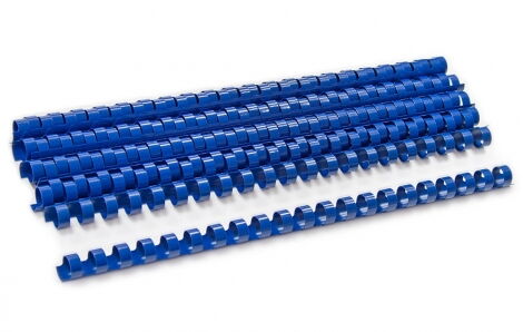 Пластиковая пружина 14 мм, синяя, 100 шт - №1