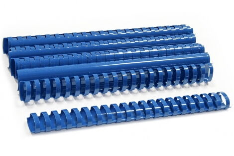 Пластиковая пружина 32 мм, синяя, 50 шт - №1