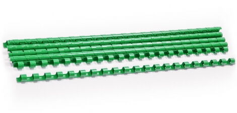 Пластиковая пружина 6 мм, зеленая, 100 шт - №1