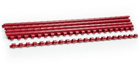 Пластиковая пружина 6 мм, красная, 100 шт - №1
