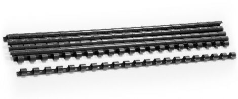 Пластиковая пружина 6 мм, черная, 100 шт - №1