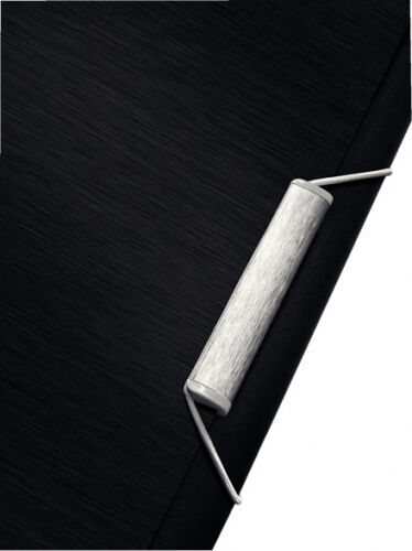 Папка на резинке Leitz Style А4, сатиновый черный - №3