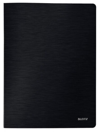 Папка c 20 файлами Leitz Style А4, сатиновый черный - №3
