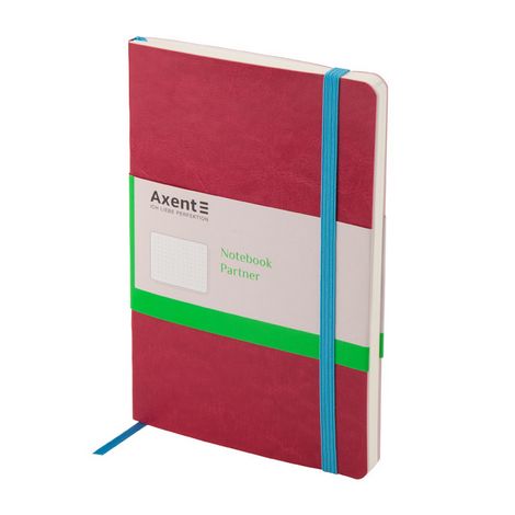 Книга записная Ахеnt Partner, 12,5х19,5 см, точка, розовая - №2
