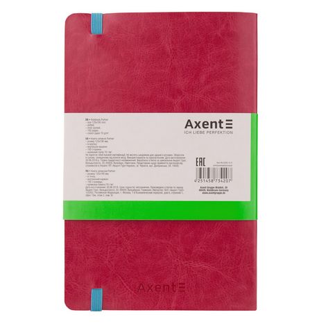 Книга записная Ахеnt Partner, 12,5х19,5 см, точка, розовая - №3