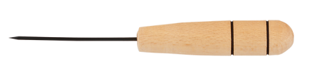 Шило канцелярское BUROMAX, деревянная ручка - №1