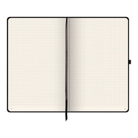 Книга записная Brunnen Компаньйон А4, клетка, черная - №3