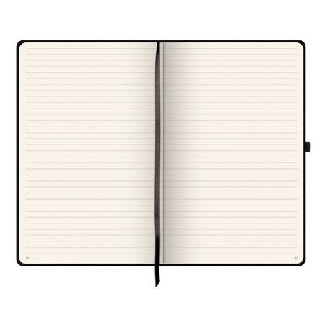 Книга записная Brunnen Компаньйон А4, 192 листа, линия, черная - №3