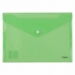 Папка-конверт на кнопке Axent А5, 180 мкм, зеленая - №1