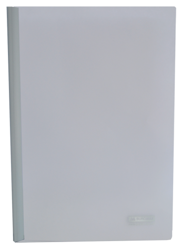 Скоросшиватель с планкой Buromax А4, 10 мм, РР, белый - №1