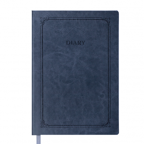 Ежедневник датированный 2019 Buromax Design SAGA soft, серый, А5 - №1