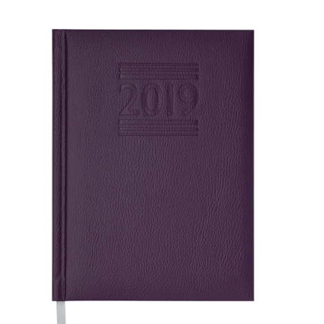 Ежедневник датированный 2019 Buromax Classic BELCANTO, фиолетовый, А5 - №1